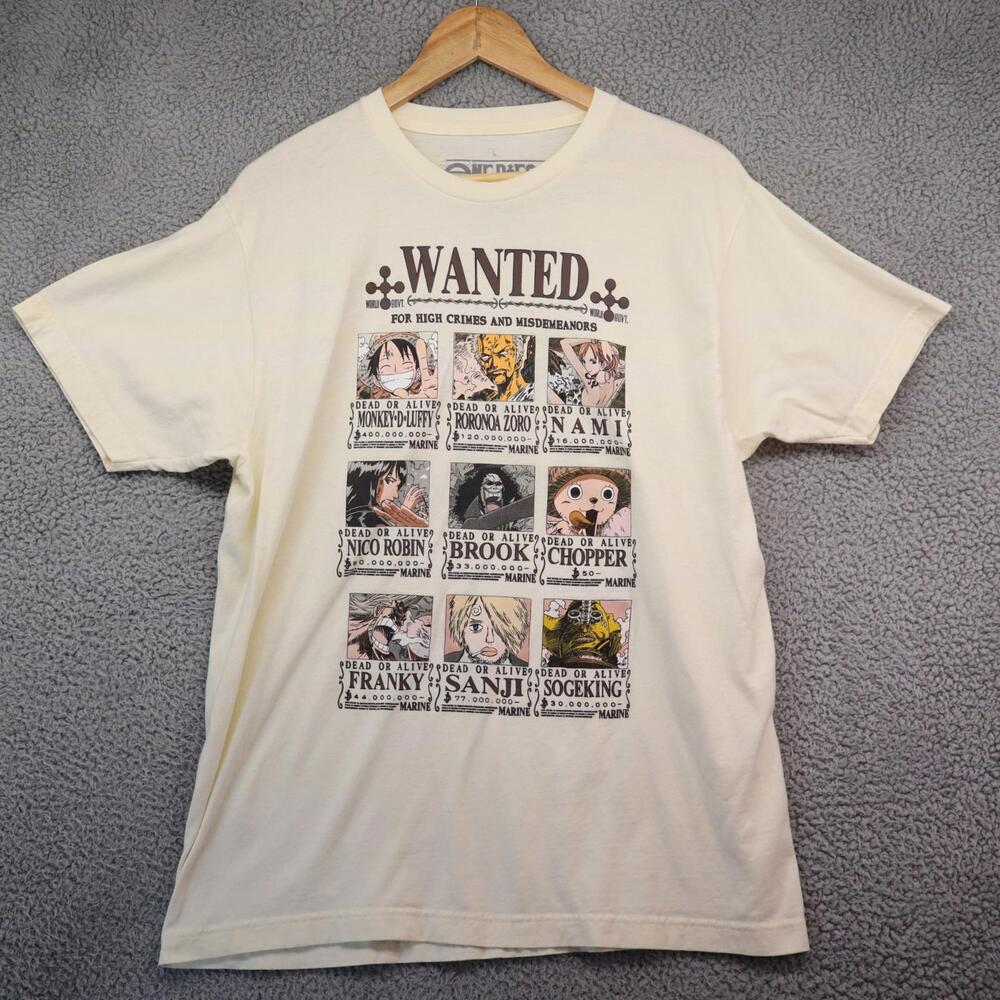 One Piece Box Lunch Ripple Junction Wanted Shirt Large GUC